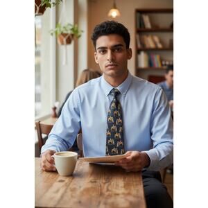 Men's Alynn Neckwear "The Paddock" 100% Silk Tie